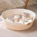 Woven Cat & Dog Bed Basket