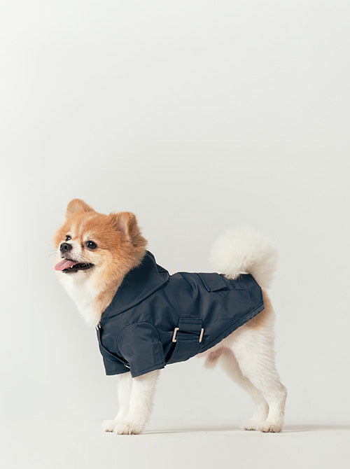 Blue Bowery Raincoat