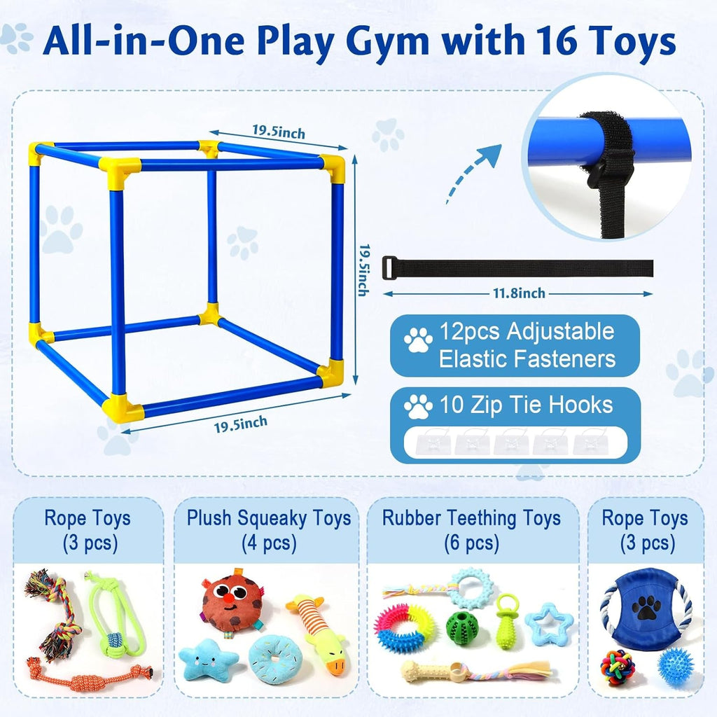 Interactive Puppy Play Gym