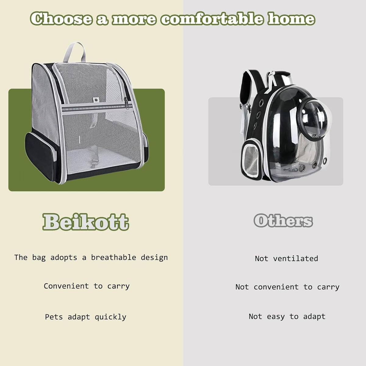Cat or Dog Ventilated Backpack