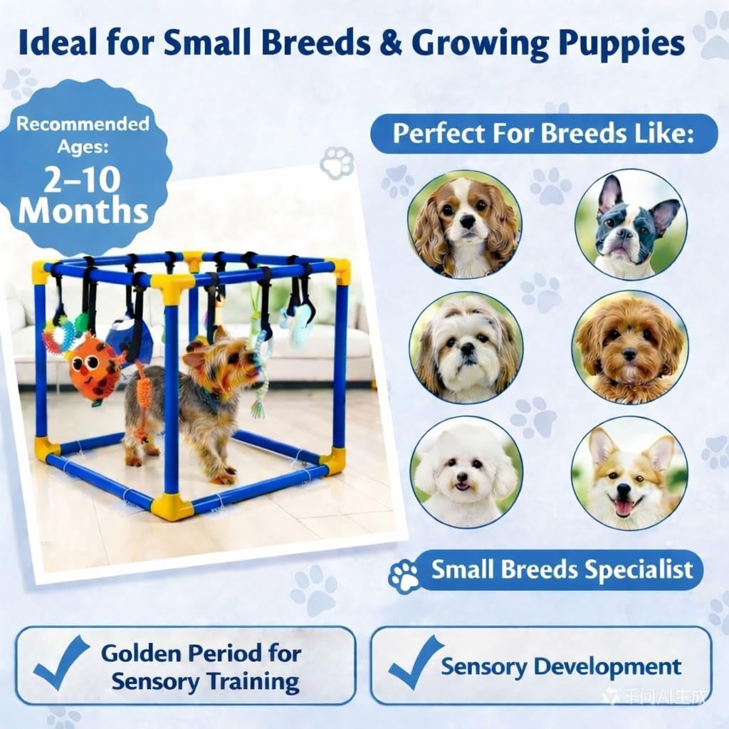 Interactive Puppy Play Gym