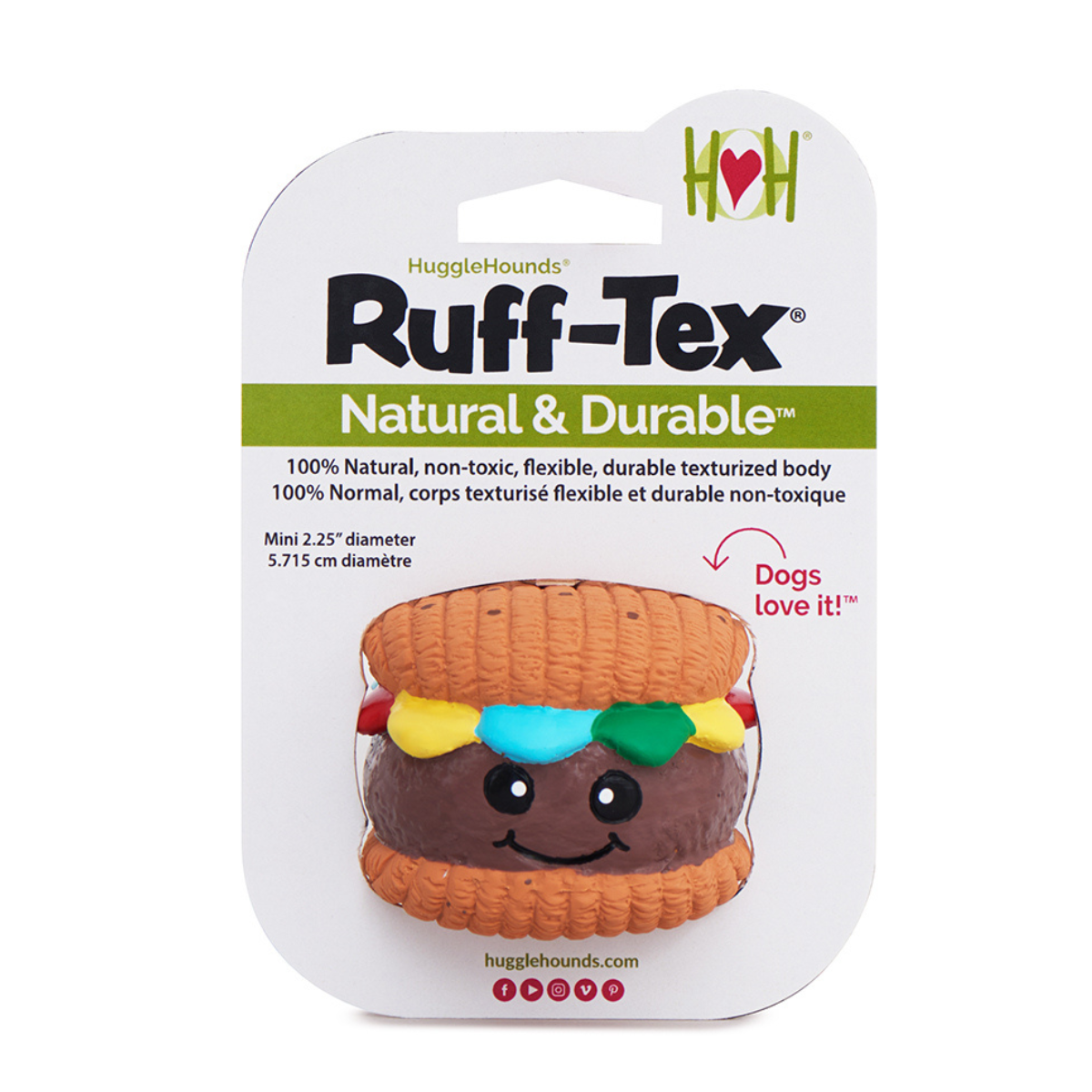 🍔🐶 Ruff-Tex® Big Buns Foodies – Hamburger Balls