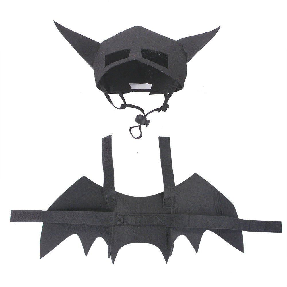 Halloween Bat Mask & Wings Corset