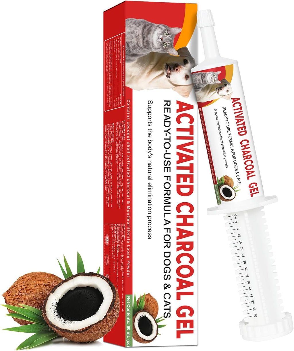 Activated Charcoal Pet Poisoning First Aid Detox 60ml