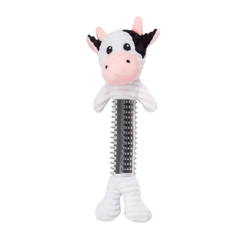 Cow Plush Dog Toy – with Squeaker & Crinkle Paper