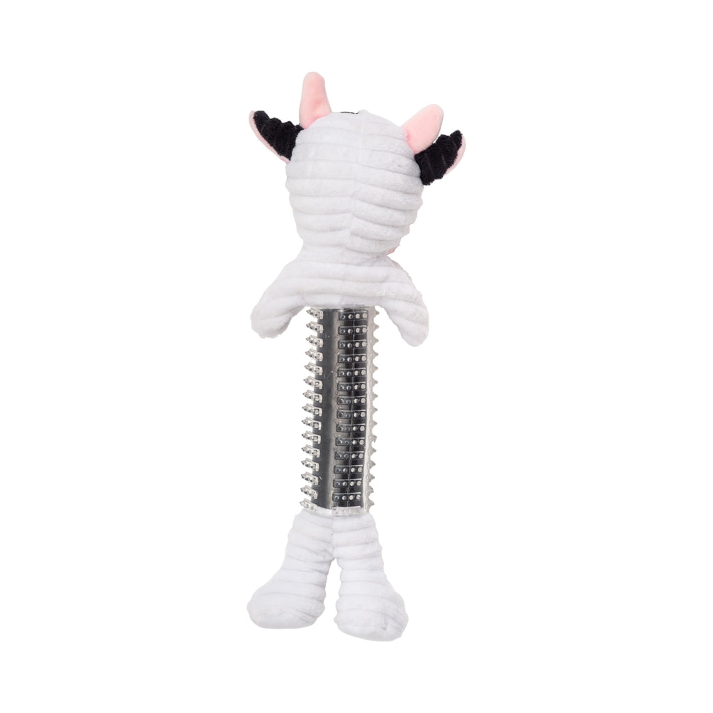 Cow Plush Dog Toy – with Squeaker & Crinkle Paper