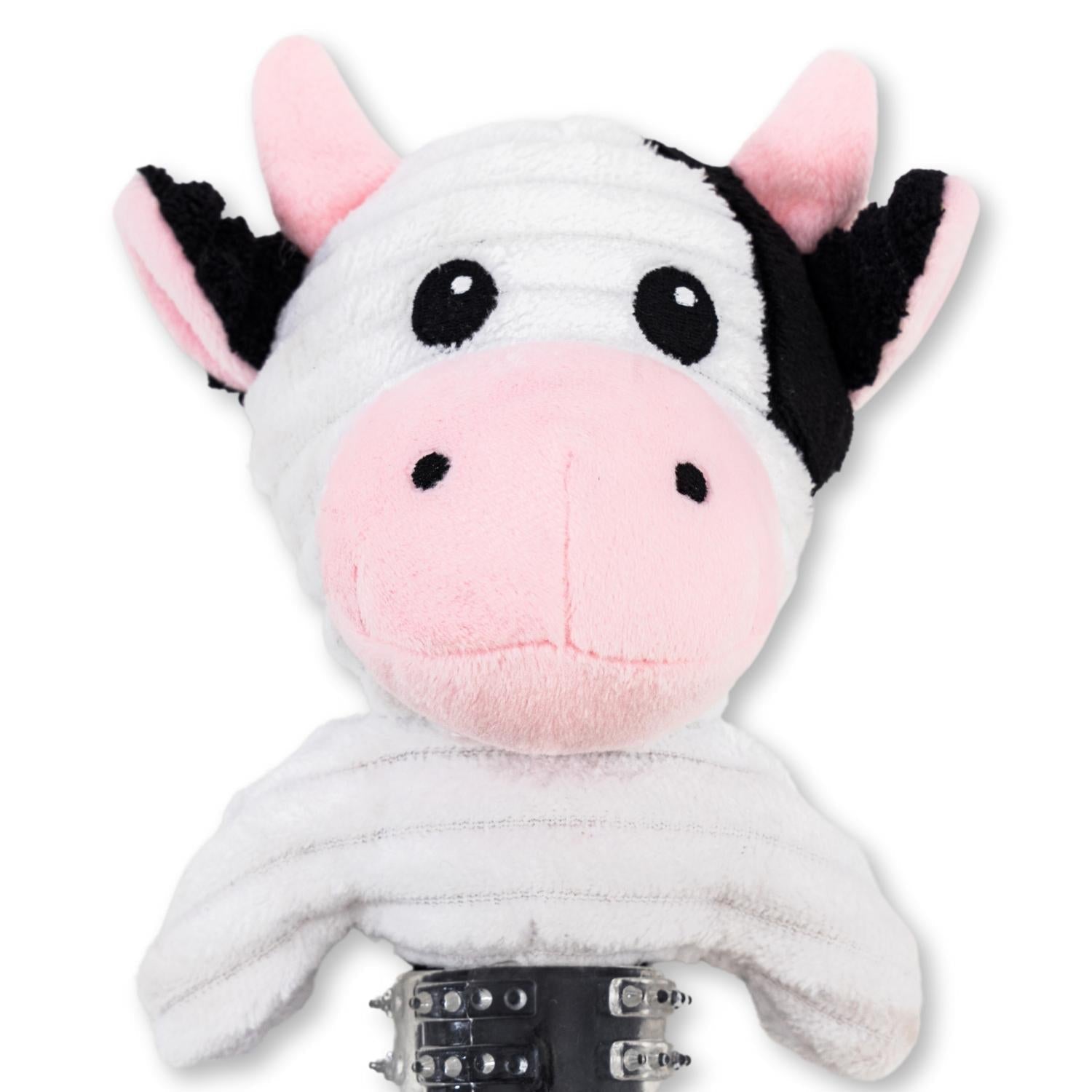 Cow Plush Dog Toy – with Squeaker & Crinkle Paper