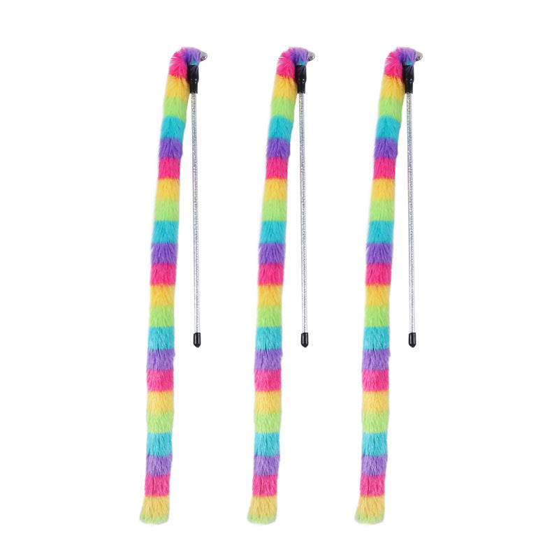 Long Plush Cat Teaser