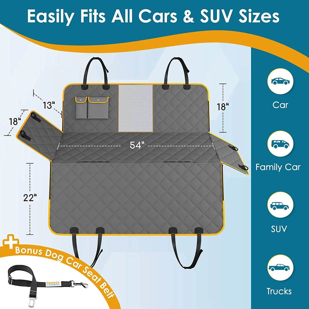 Luxury Dog Car Seat Cover
