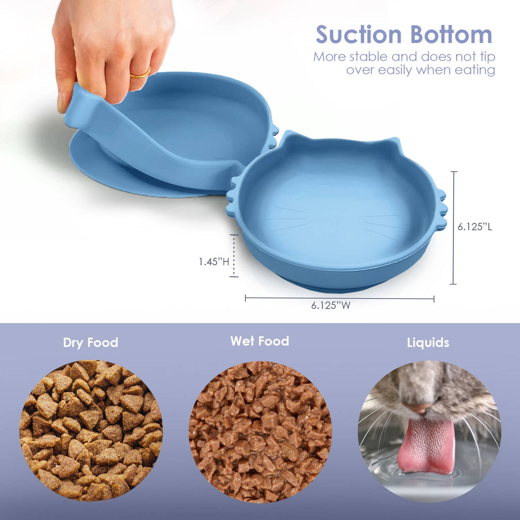 Cat Shaped Silicone Bowl