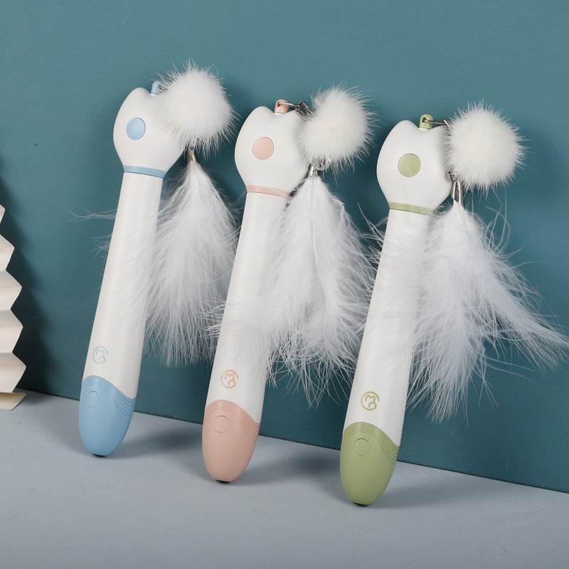 Laser Double-head Telescopic Cat Stick