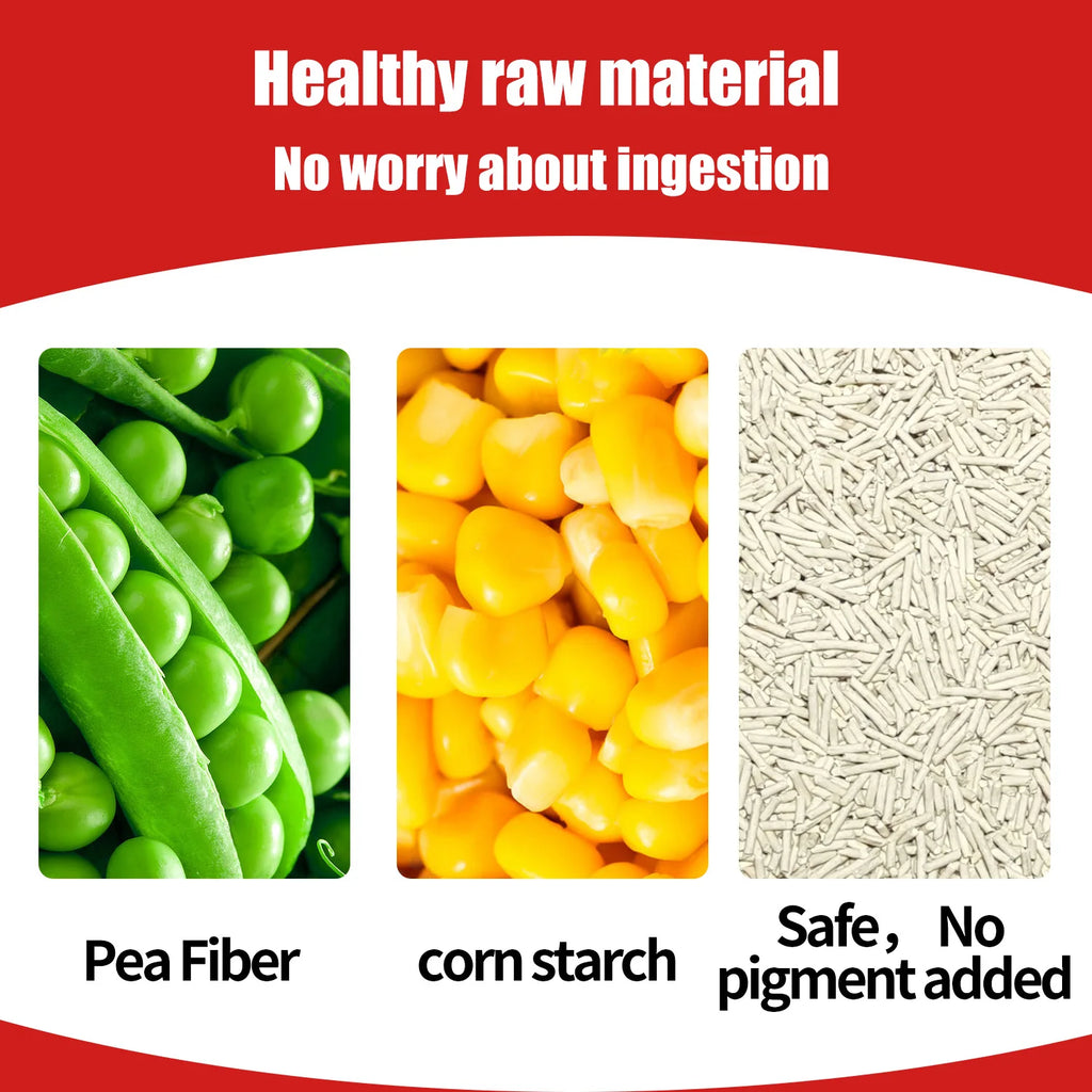 Sumlov Tofu Cat Litter, Natural Botanical, Dust-Free, Flushable, Quick Clumping, Odor Control, light scent, environmental