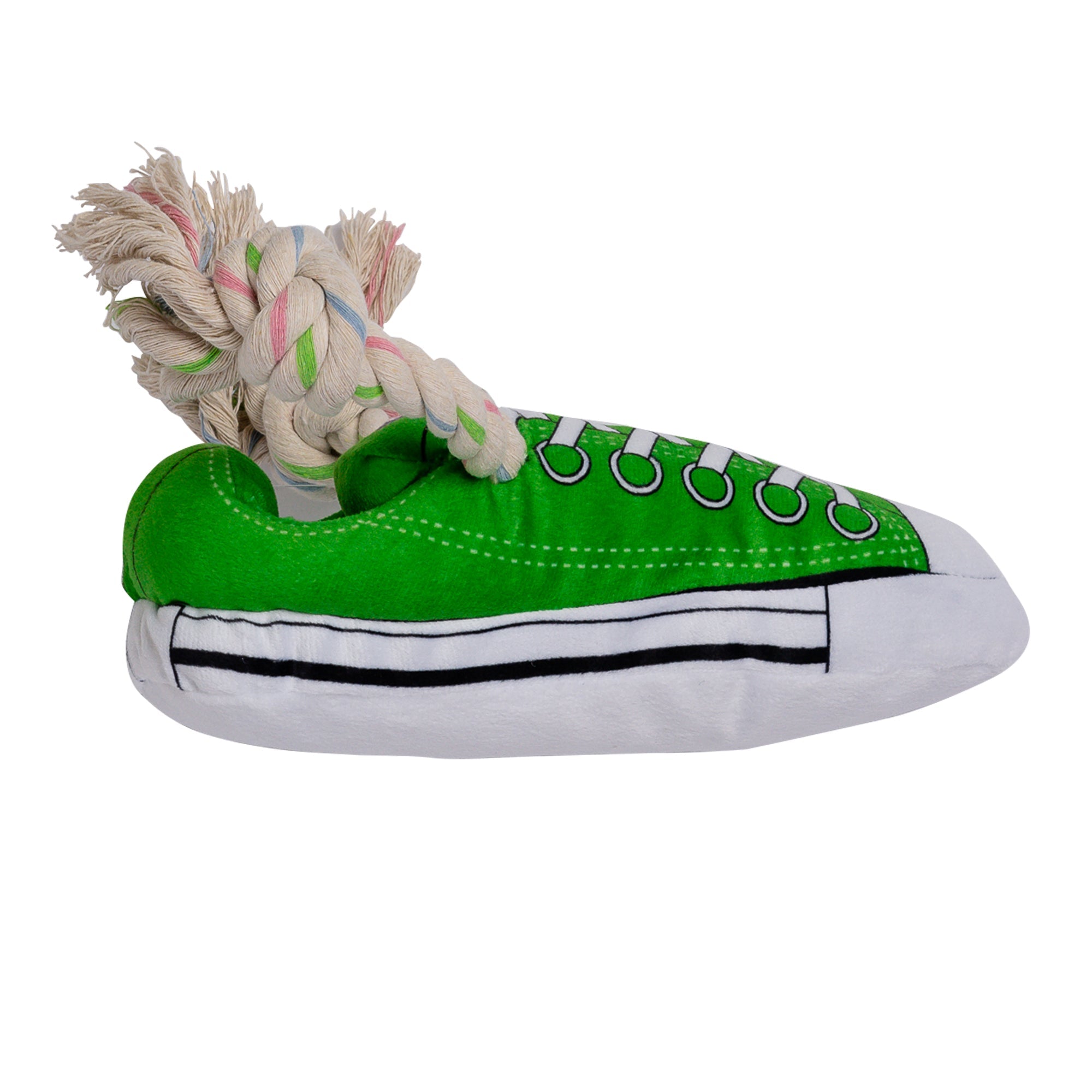 Squeaky Plush Sneaker Dog Toy