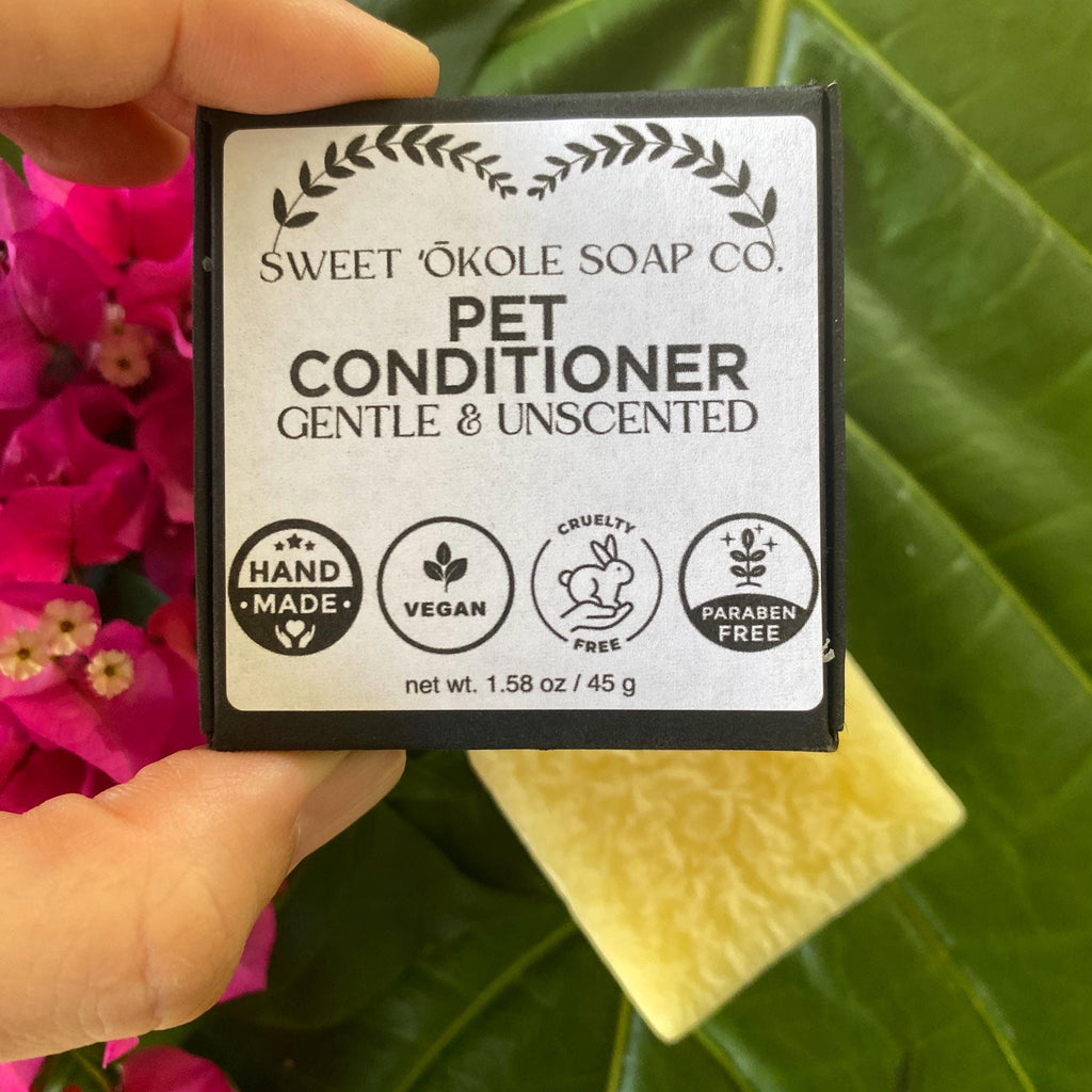 Pet Conditioner Bar for Cats, Unscented/Fragrance Free