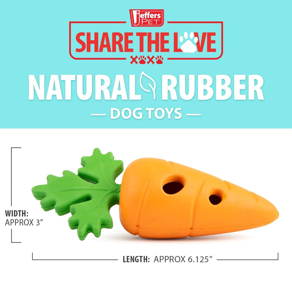 Natural Rubber Treat Dispensing Dental Chew Toy