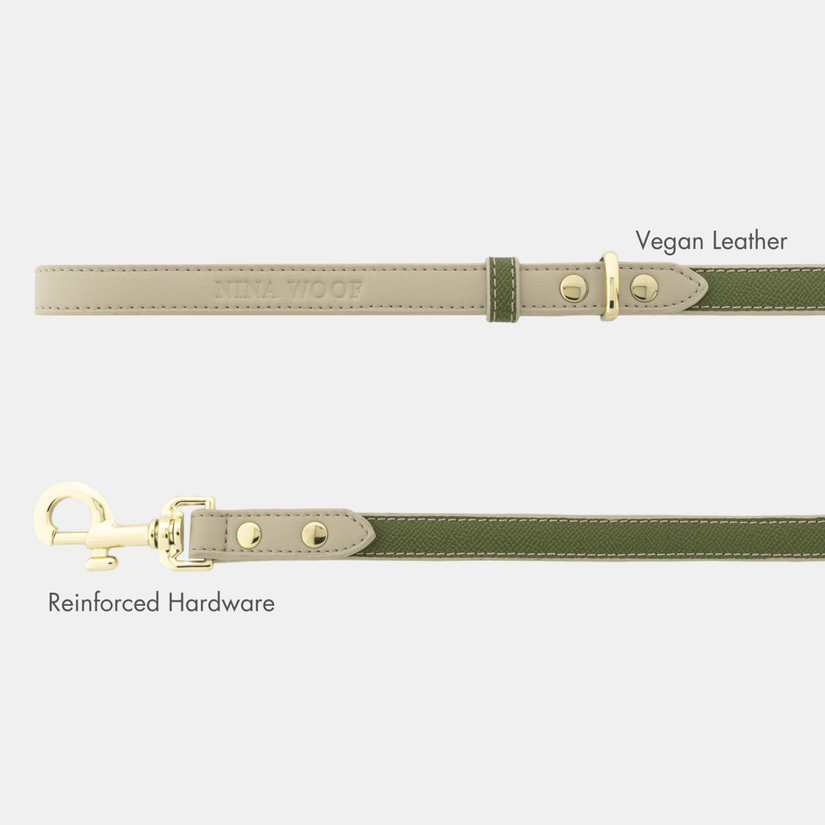 Nina Woof Vegan Leather Leash