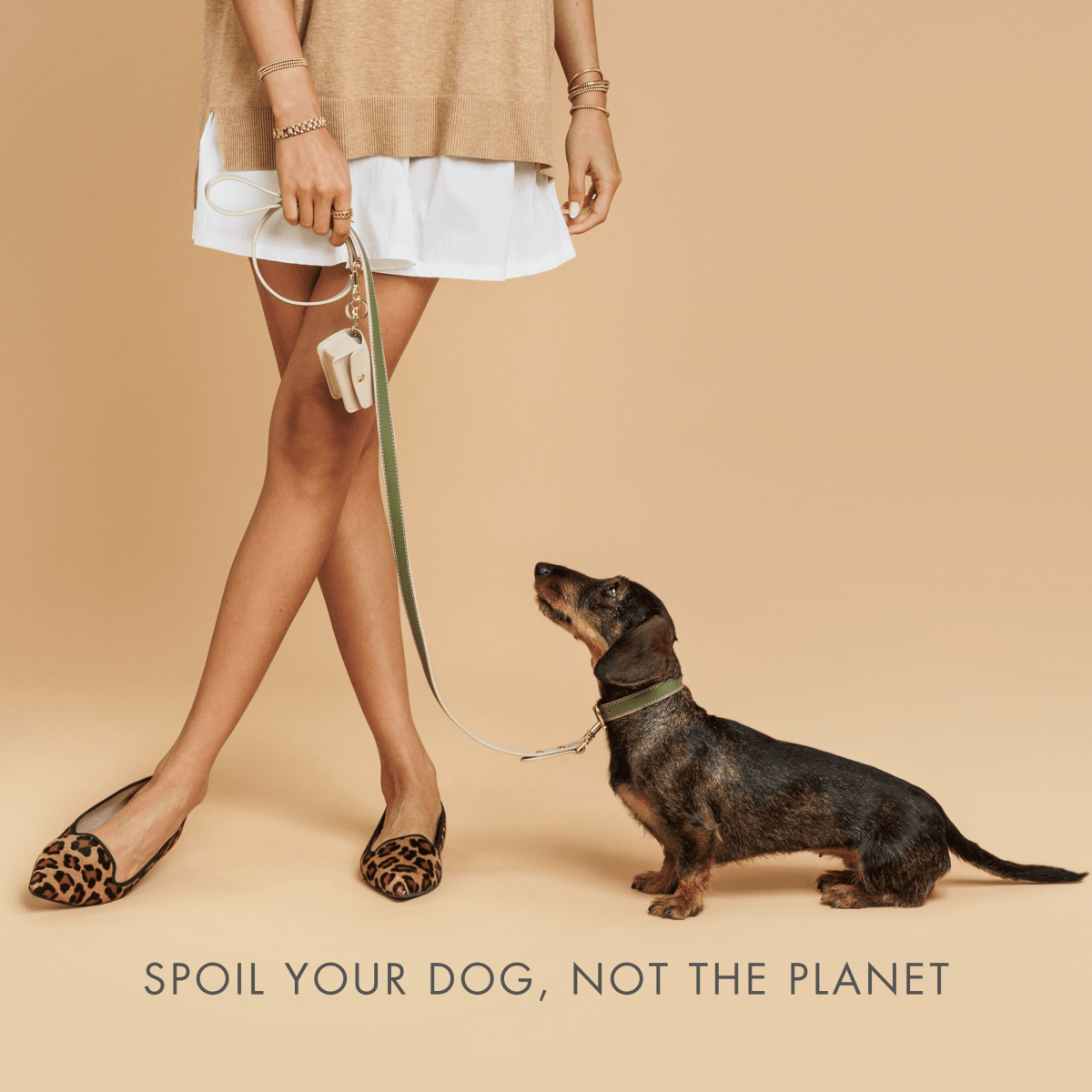 Nina Woof Vegan Leather Leash