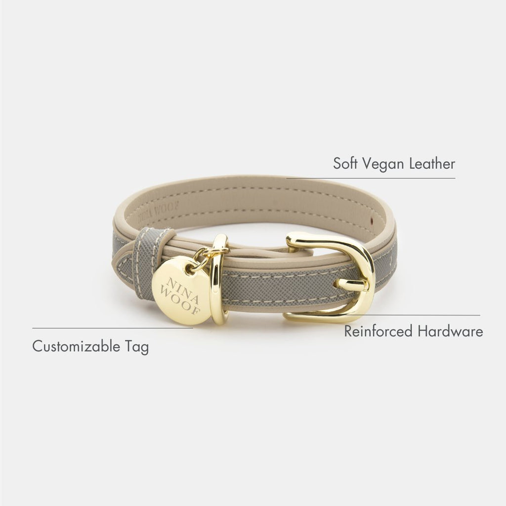 Nina Woof Vegan Leather - London Collar