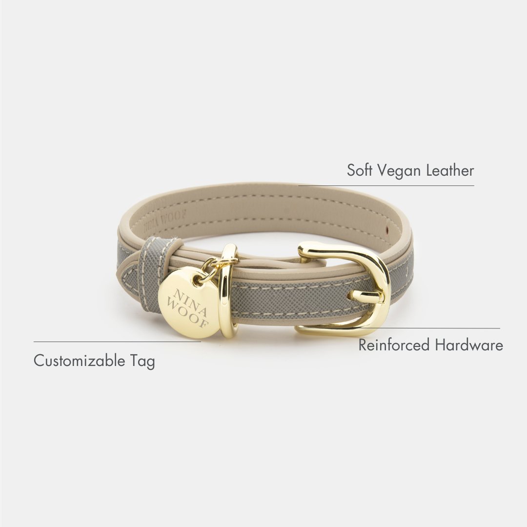 Nina Woof Vegan Leather - London Collar