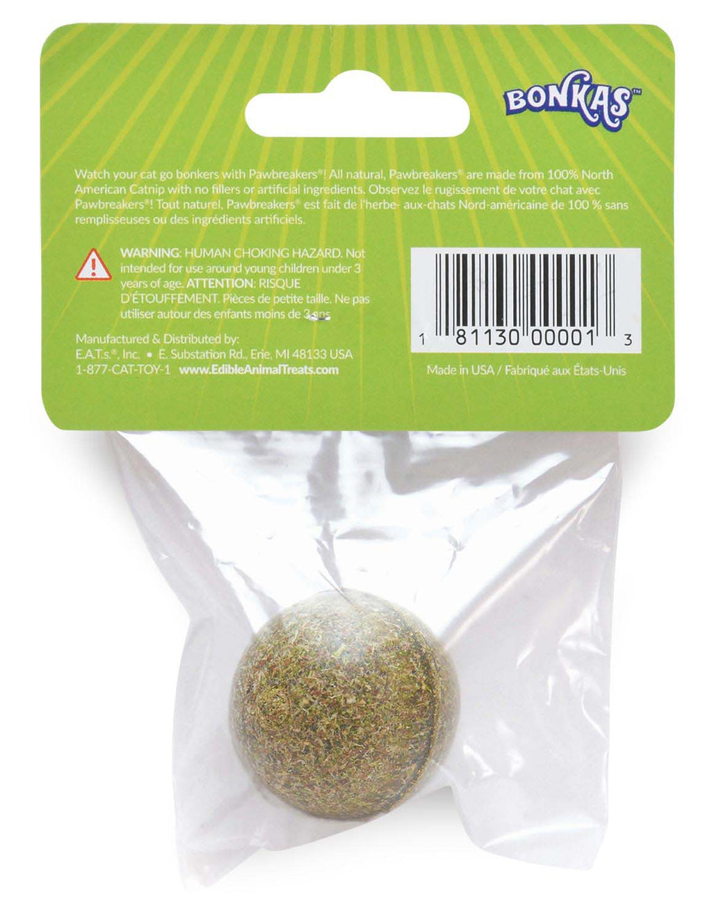 Edible Catnip Candy Ball
