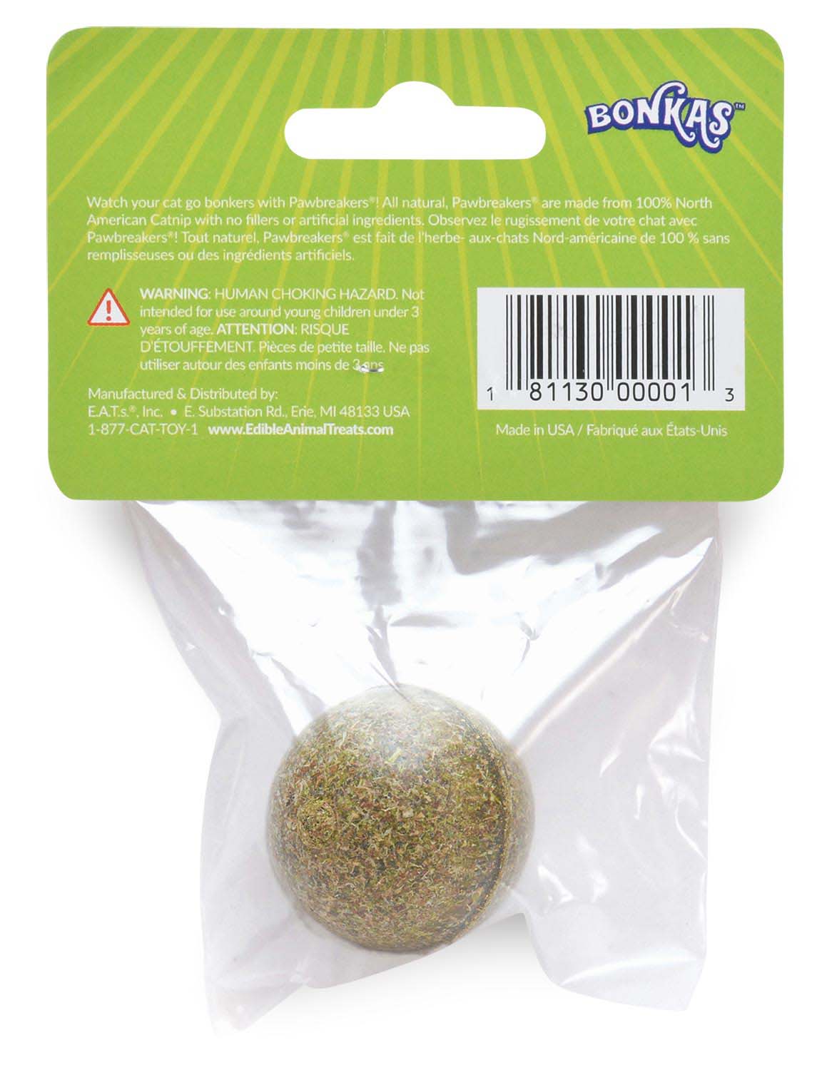 Edible Catnip Candy Ball