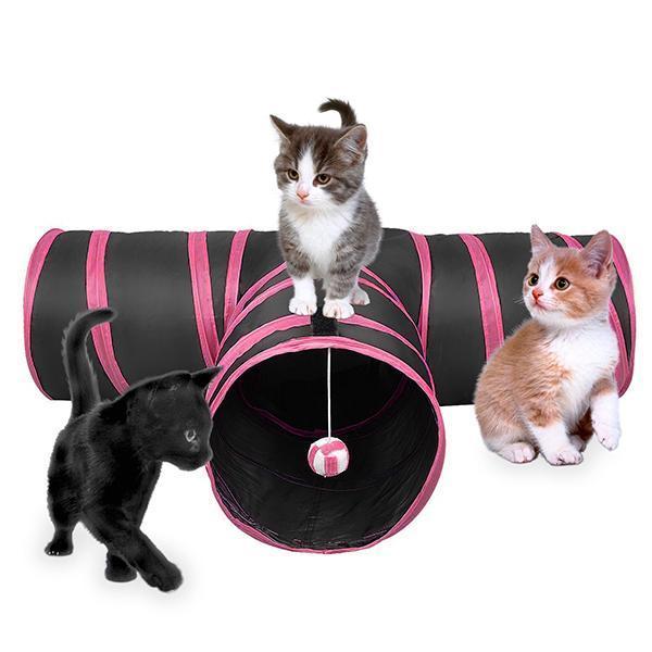 Pet Life ® 'Kitting-Go-Seek' Collapsible Folding Tunnel