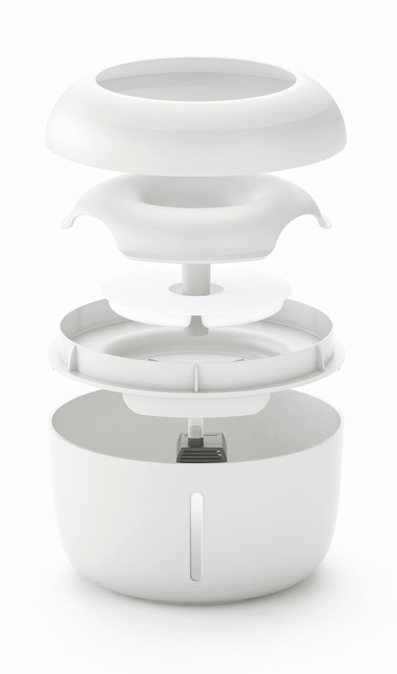 Pet Life ®Ultra-Quite Filtered Fountain Waterer