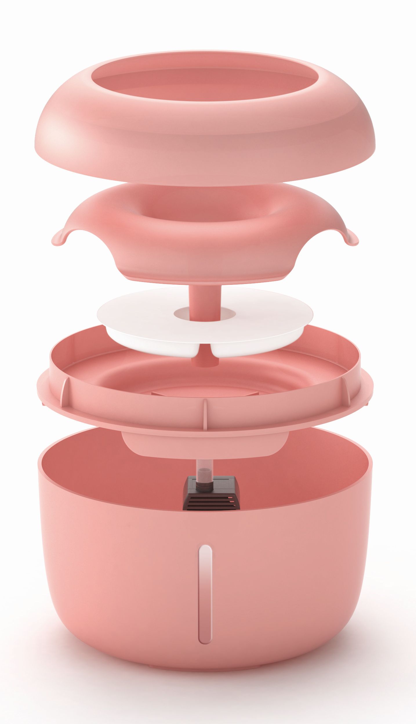 Pet Life ®Ultra-Quite Filtered Fountain Waterer