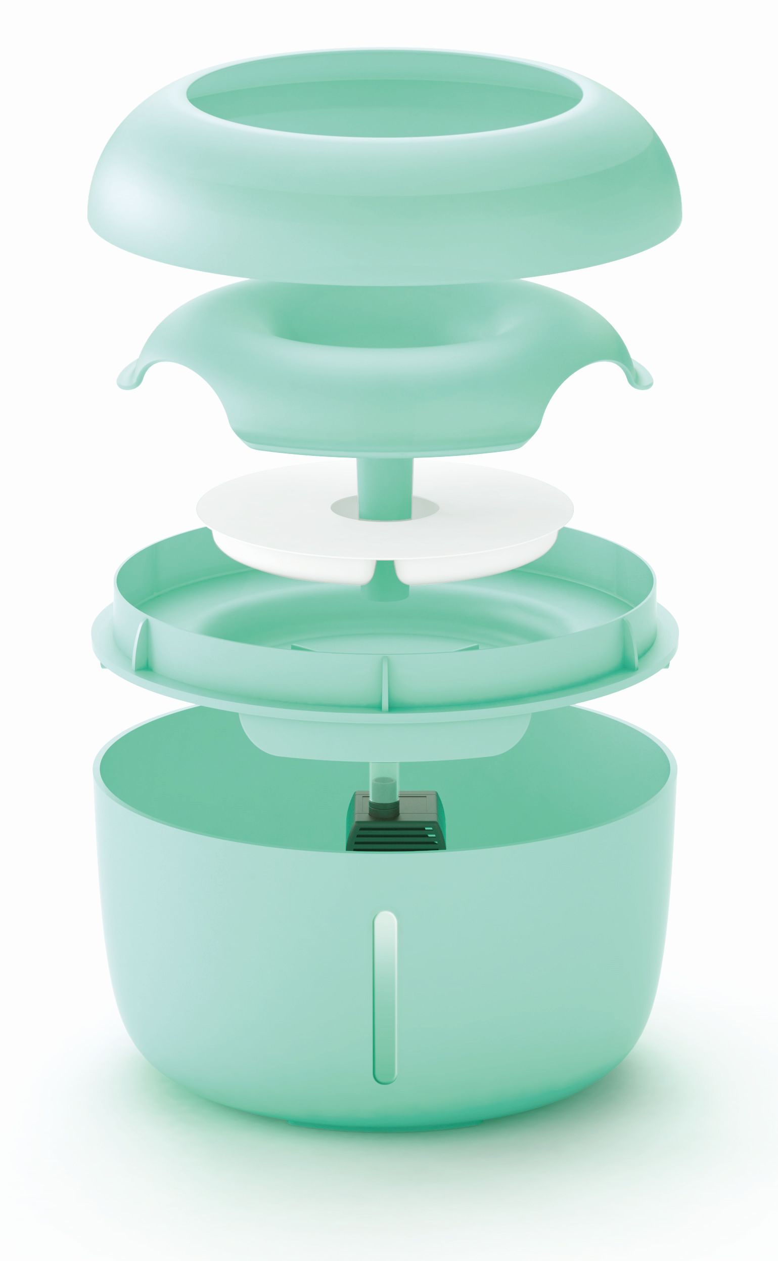 Pet Life ®Ultra-Quite Filtered Fountain Waterer