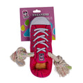 Squeaky Plush Sneaker Dog Toy