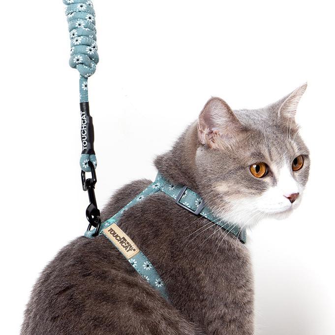 Touchcat 'Radi-Claw' Cable Cat Harness and Leash Set