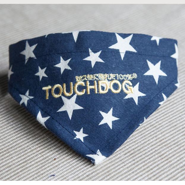 Star Hook-and-Loop Fashion Dog Bandana