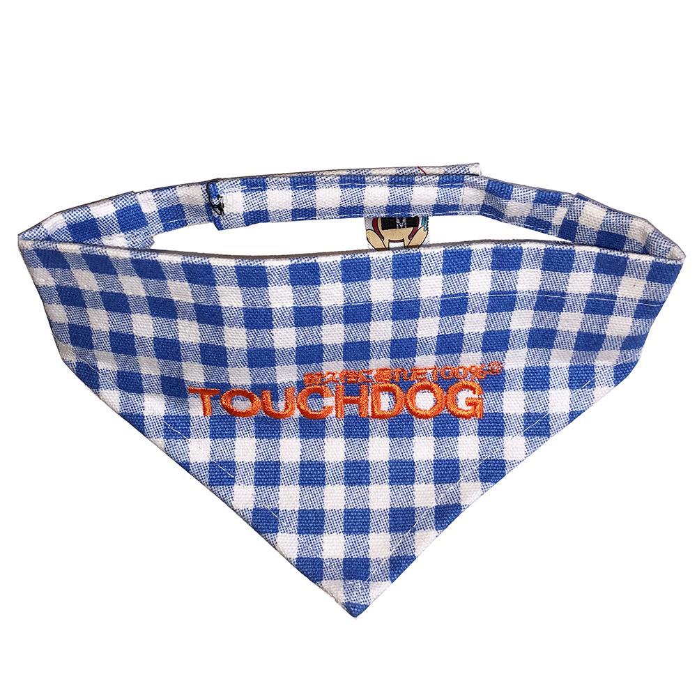 Hook-and-Loop Pet Bandana - Blue
