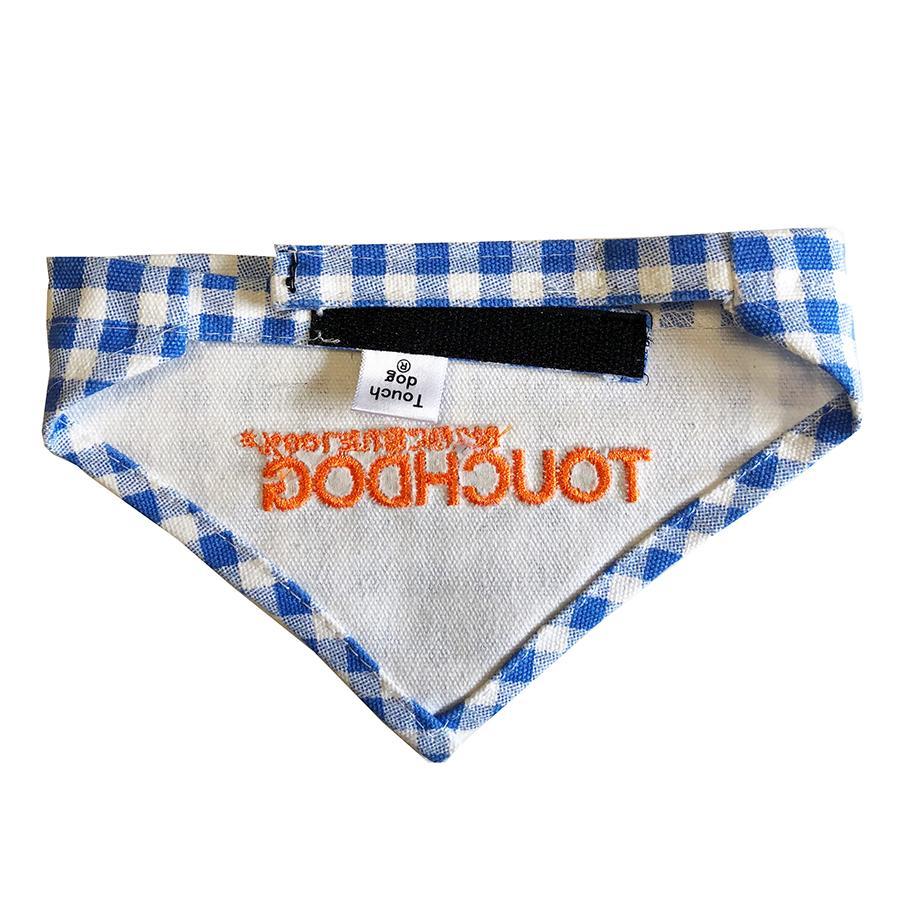 Hook-and-Loop Pet Bandana - Blue